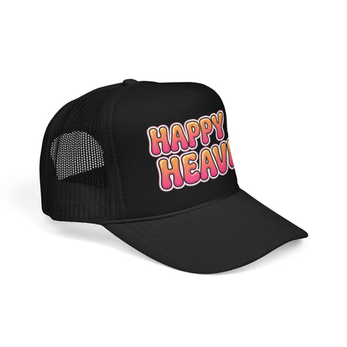 HAPPY AS HEAVEN Y2K Foam Trucker Hat