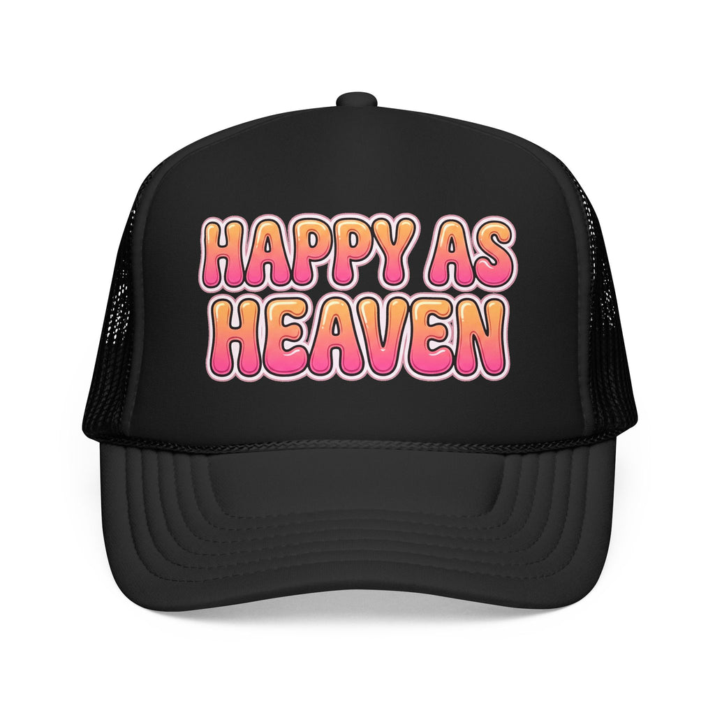 HAPPY AS HEAVEN Y2K Foam Trucker Hat