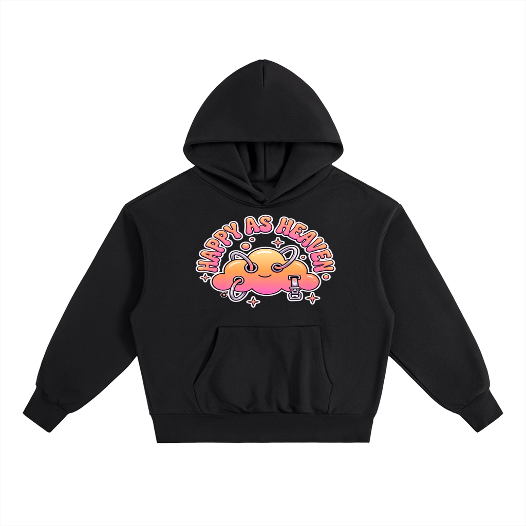 HAPPY AS HEAVEN Heavyweight Y2K Hoodie