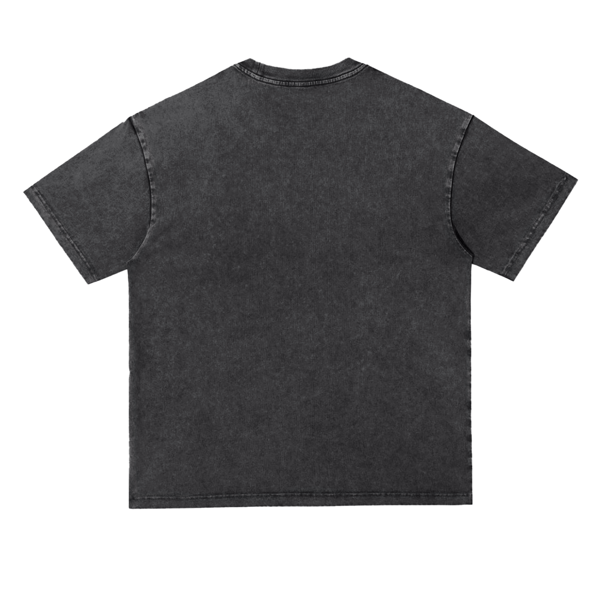 HAPPY AS HEAVEN Acid Wash Oversized Tee