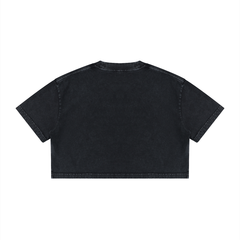HAPPY AS HEAVEN Heavyweight Cotton Crop T-Shirt