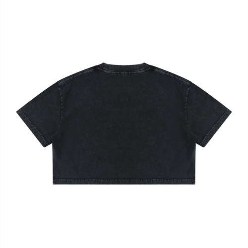 HAPPY AS HEAVEN Heavyweight Cotton Crop T-Shirt